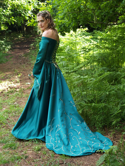 gown medieval wedding